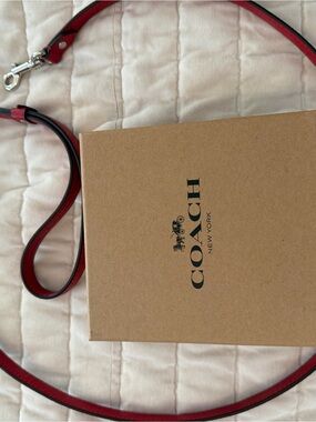 Brand new Coach dog leash about 4ft long